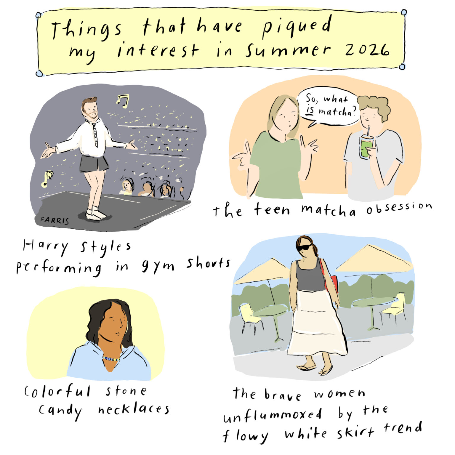 Grace Farris summer comic