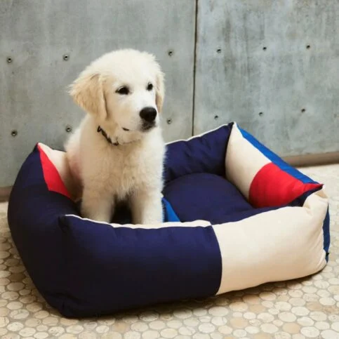 hay dog bed