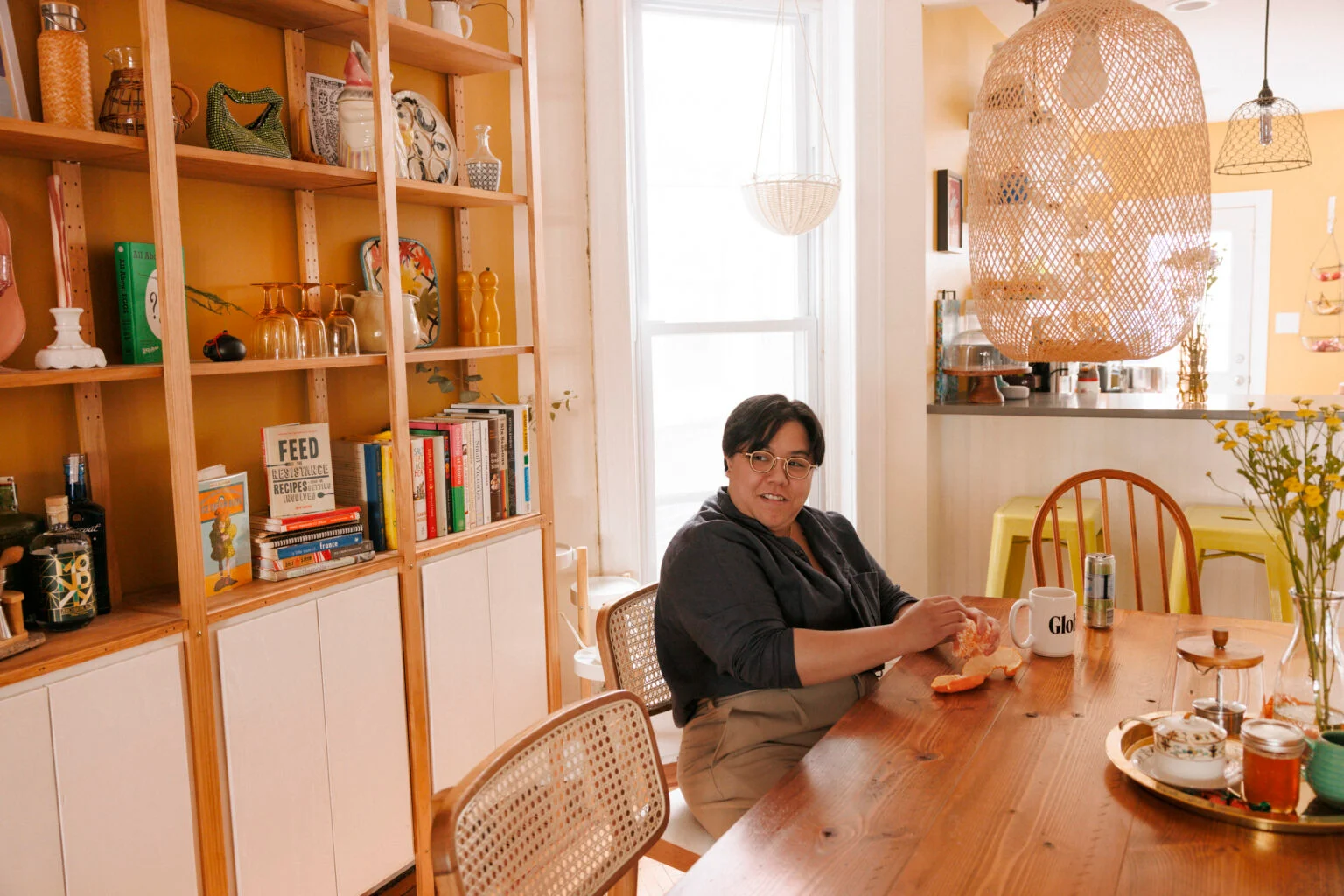 Emma Copley Eisenberg’s Colorful Philly House With Books, Three Cats, and Herbal Tea on Tap