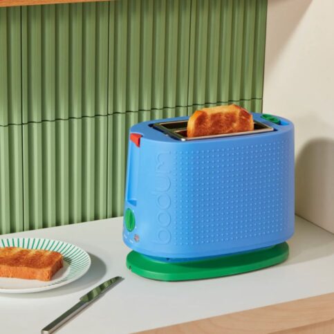 bodum blue toaster