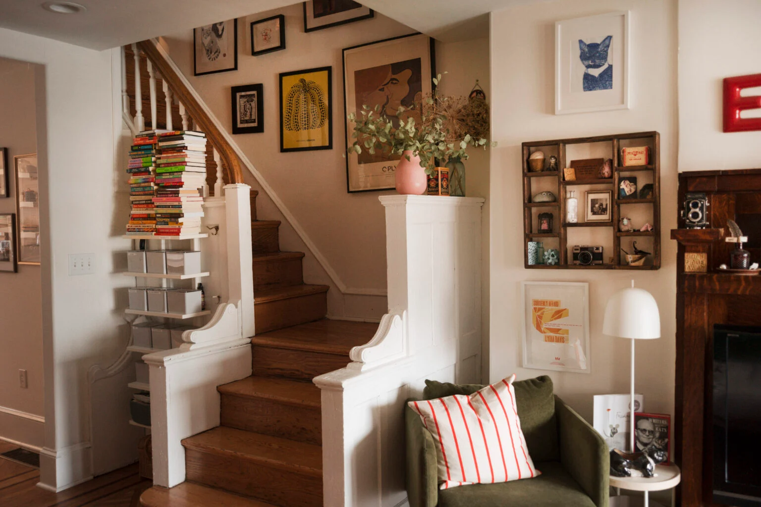 Emma Copley Eisenberg’s Colorful Philly House With Books, Three Cats, and Herbal Tea on Tap