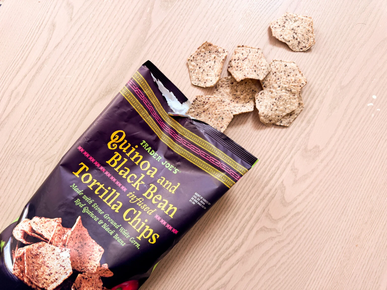Trader Joe’s Quinoa and Black Bean Tortilla Chips review