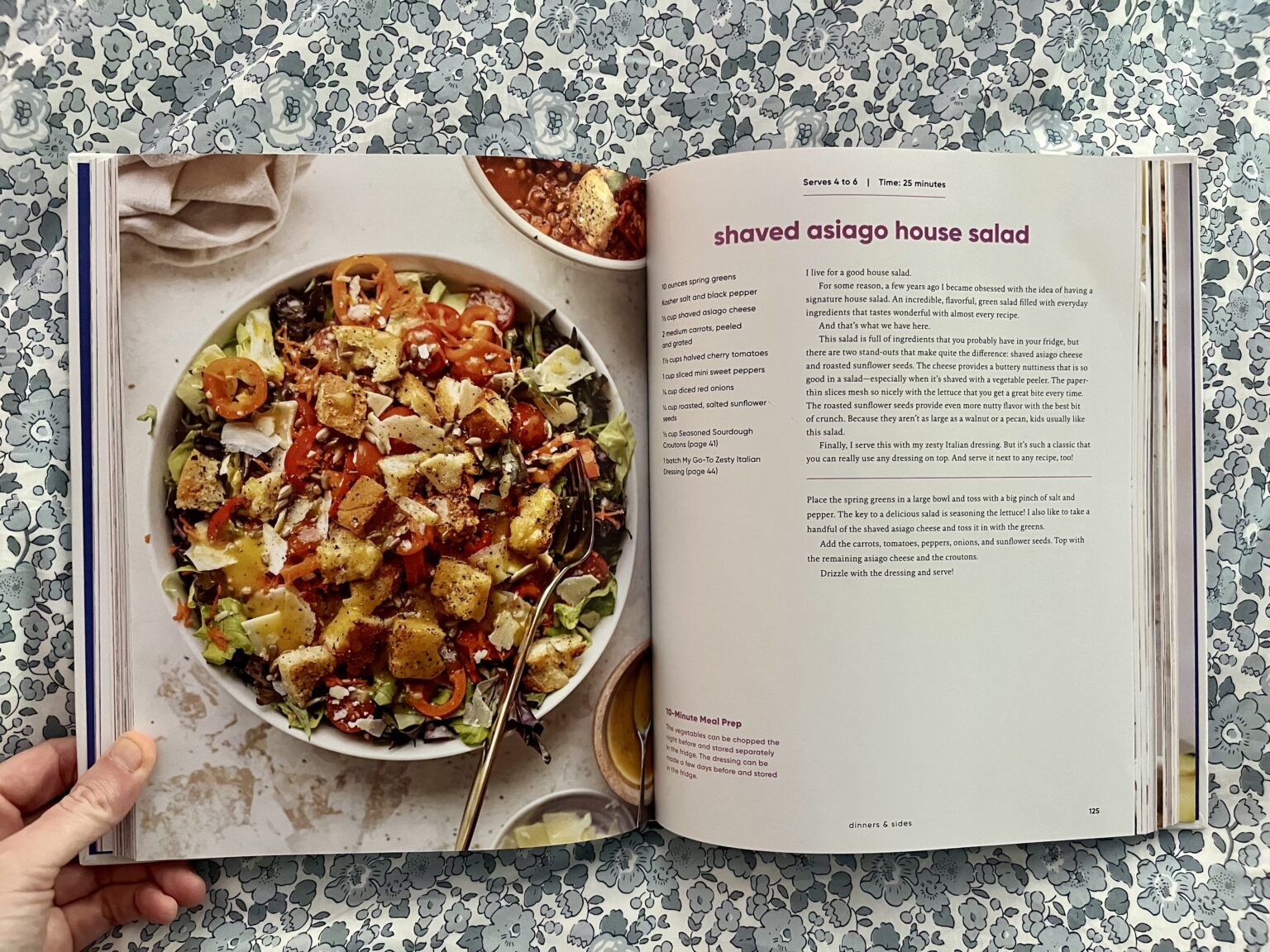 house salad Jessica Merchant asiago