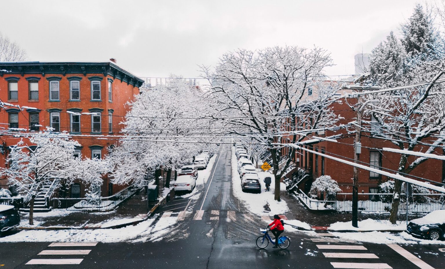 nyc winter street