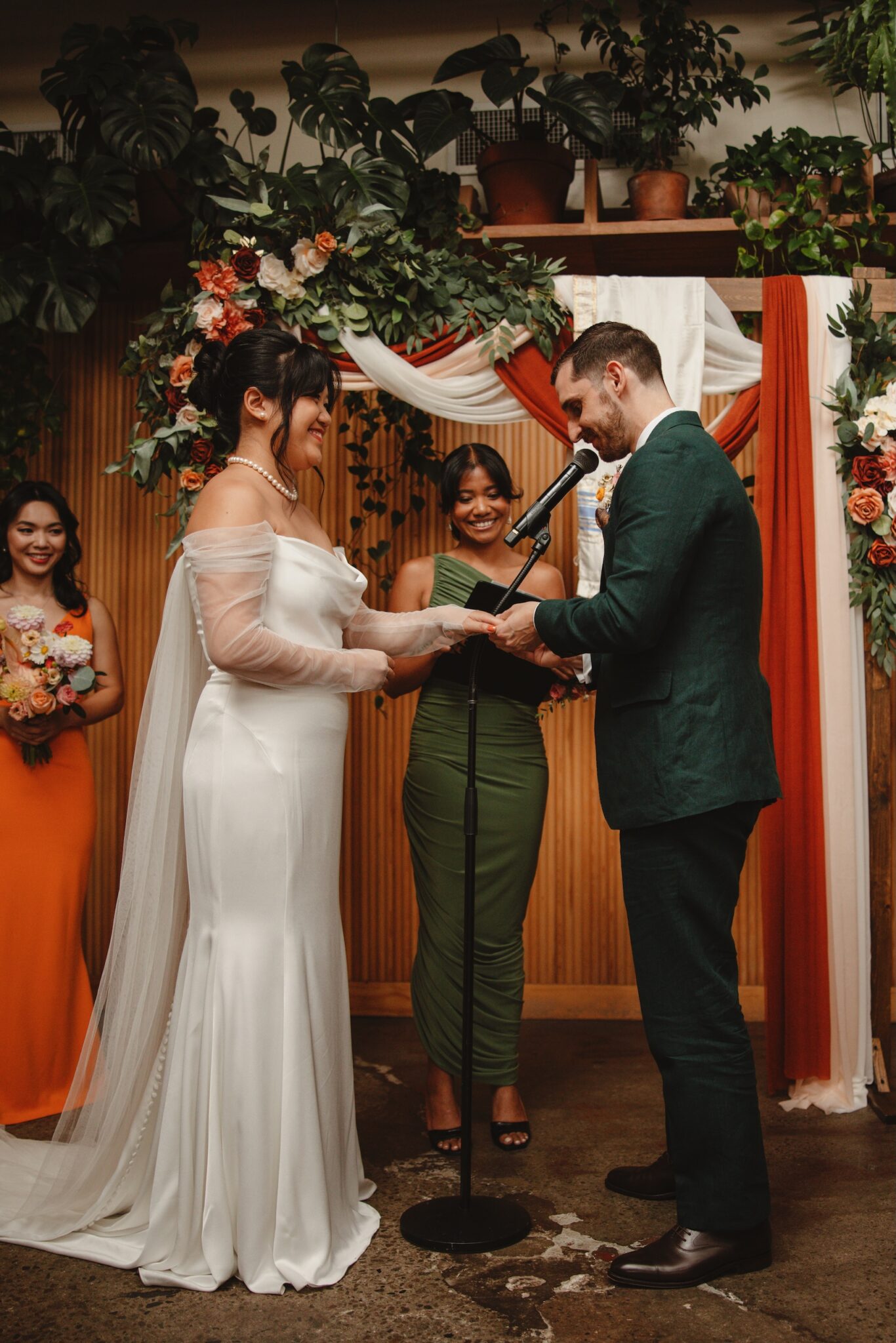 Tiffany & Ben’s Joyful Weddings In Brooklyn And Kuala Lumpur