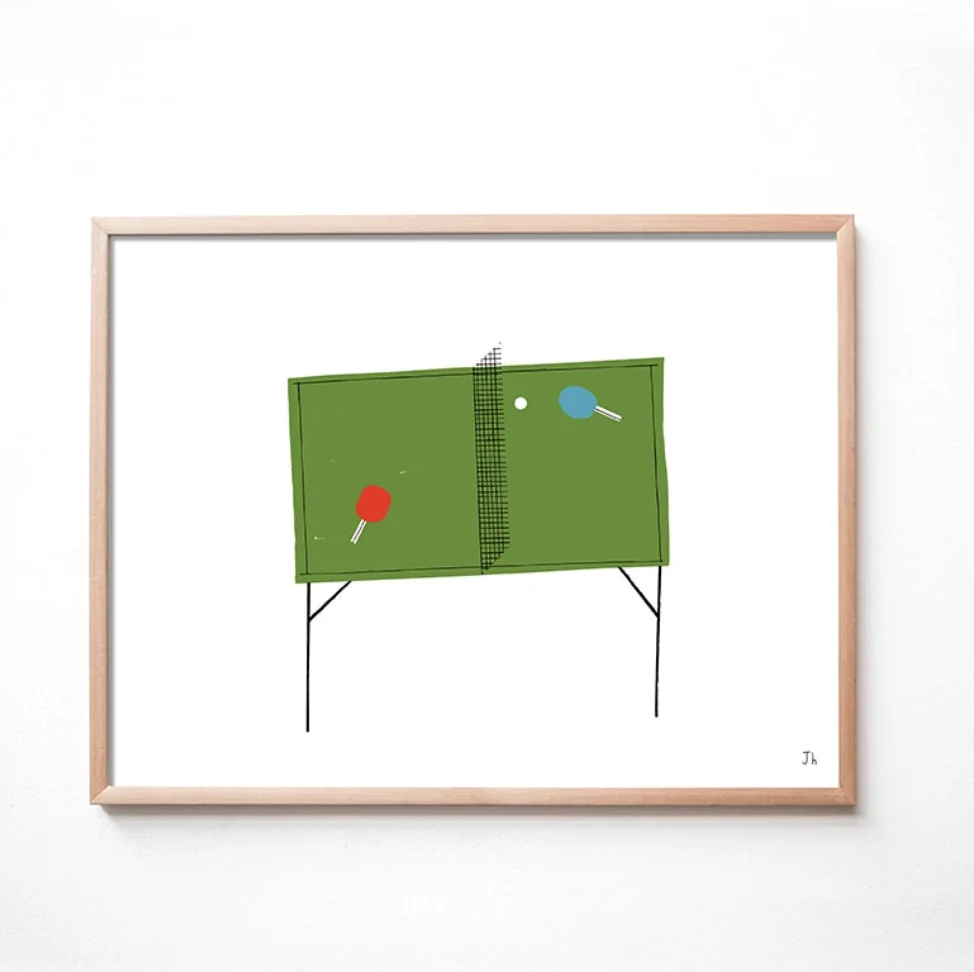 kids artwork ping pong