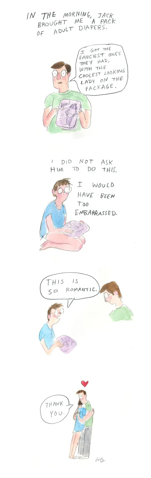 Hallie Bateman comic Valentine’s Day marriage motherhood
