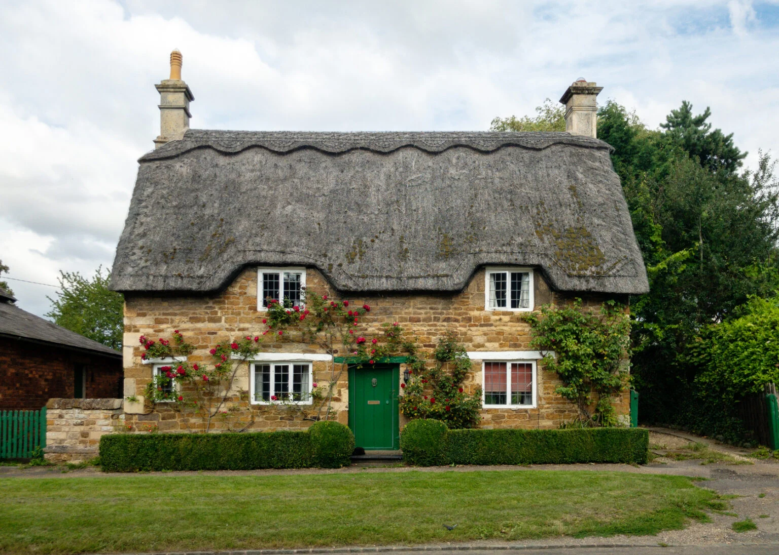 thatched cottage in England