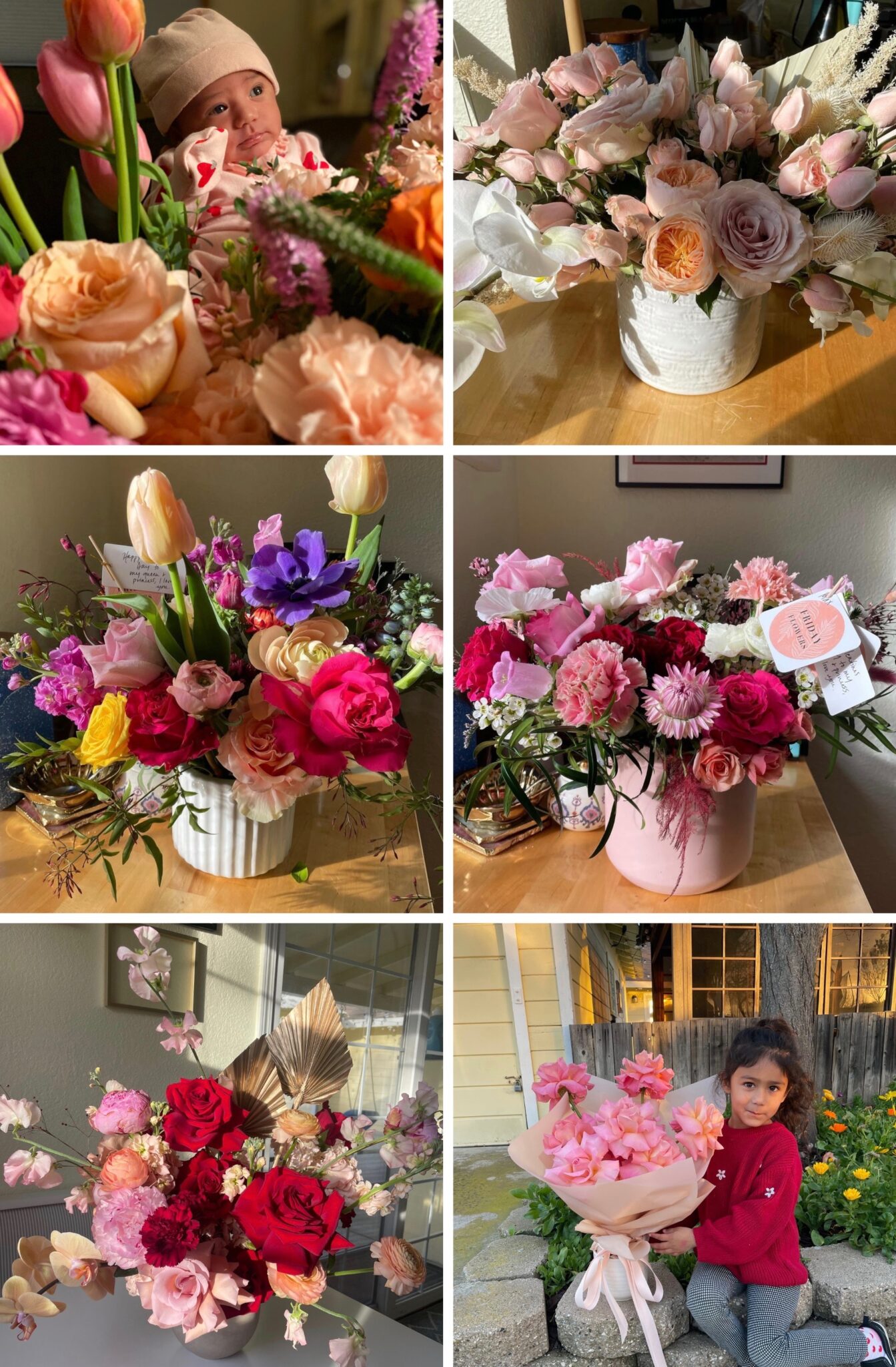 pretty Valentine’s Day flowers