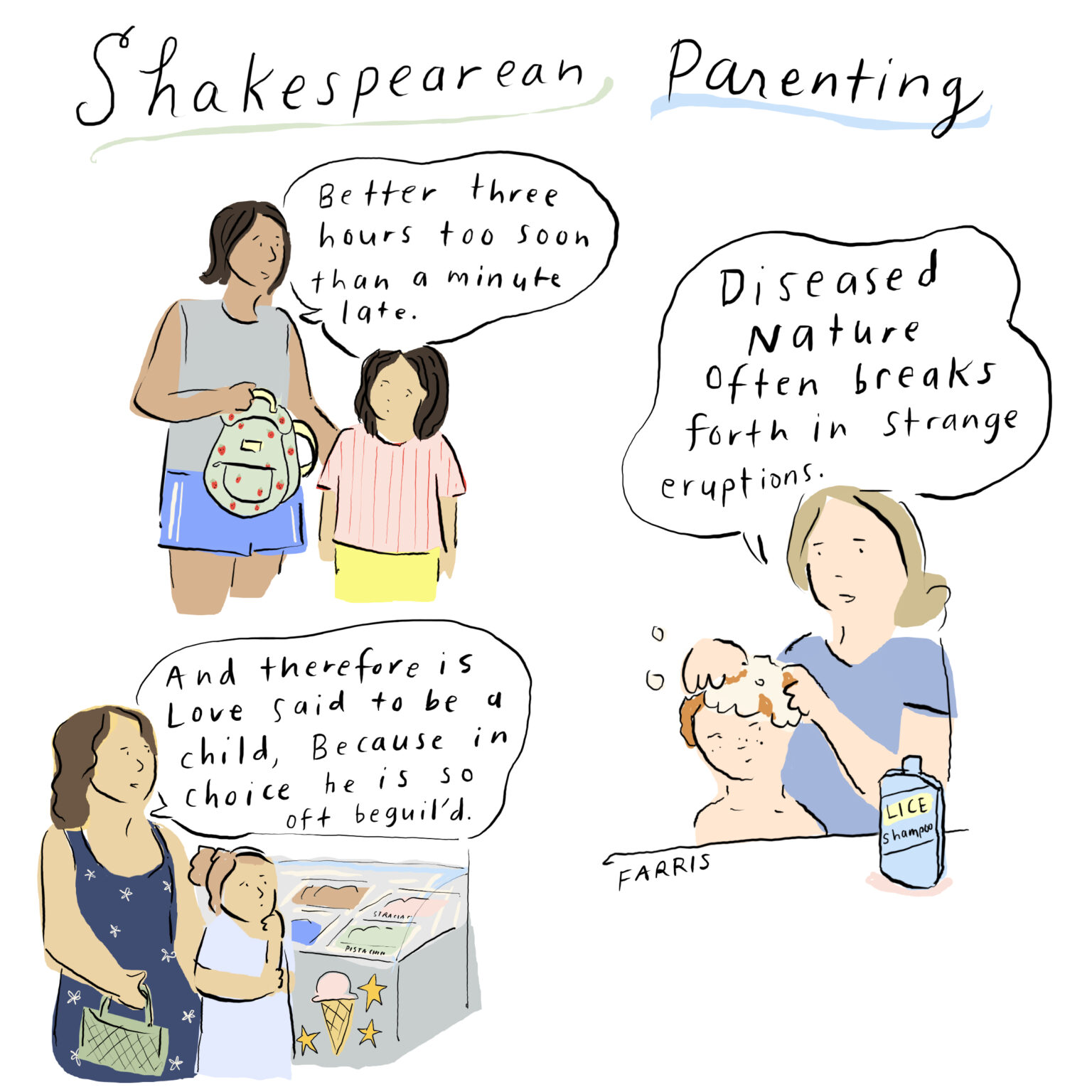 Shakespearean parenting comic