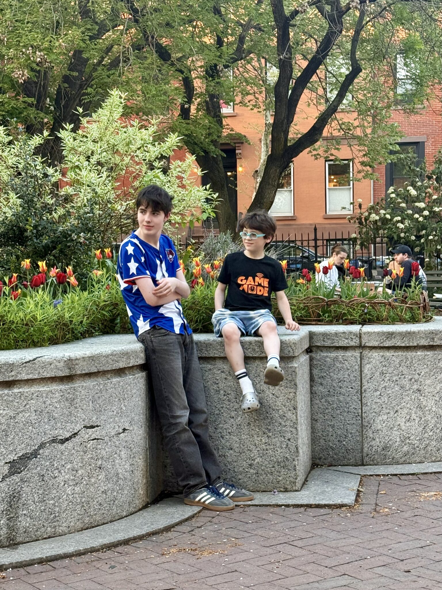 toby at a park