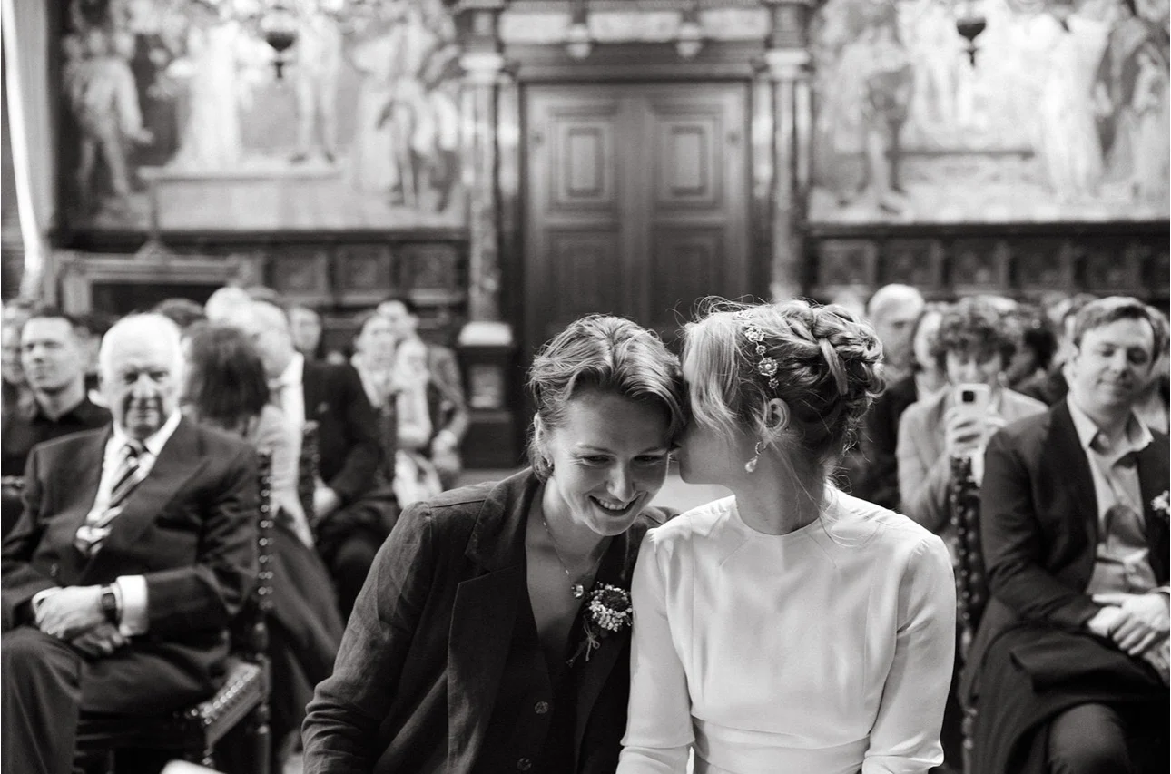 wedding twisted updo with a headband