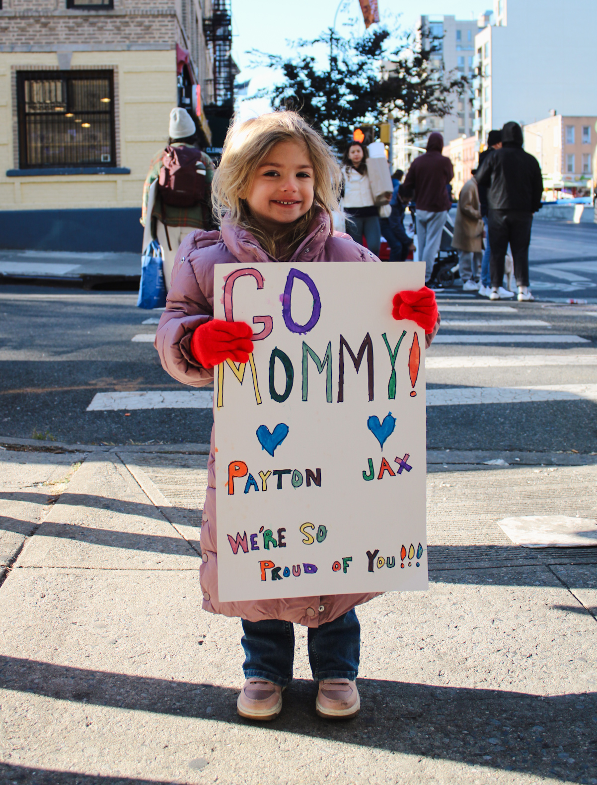 nyc marathon 2024 photos signs