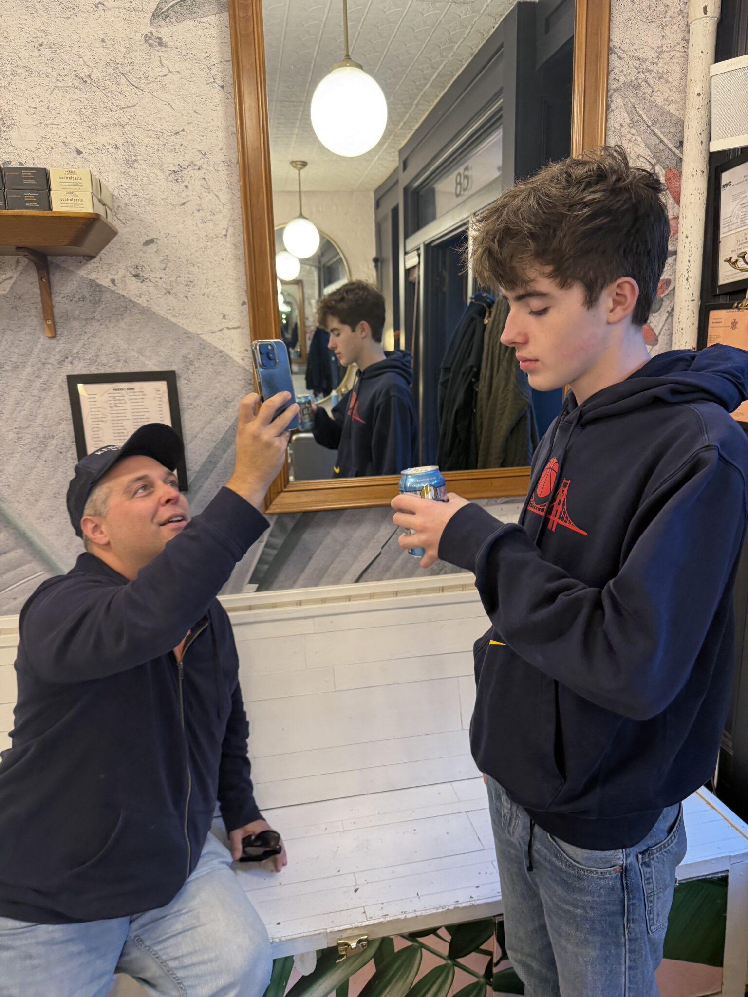 les Enfants terrible haircut bar