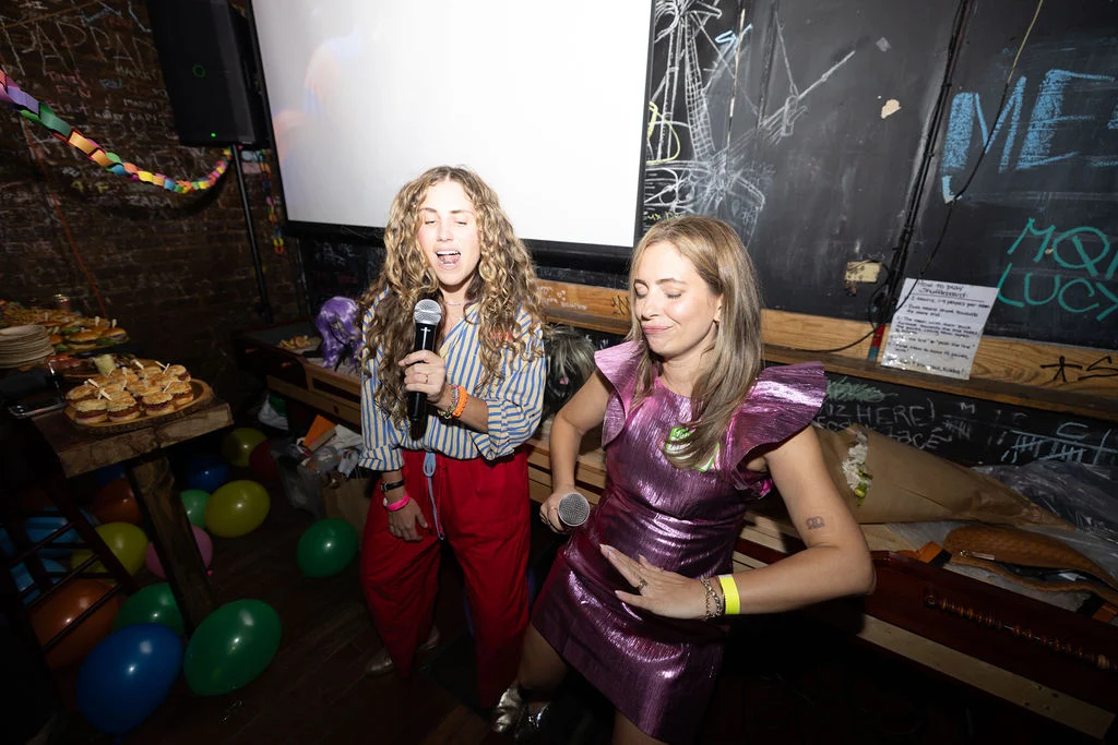Alison Piepmeyer’s 40th birthday party karaoke
