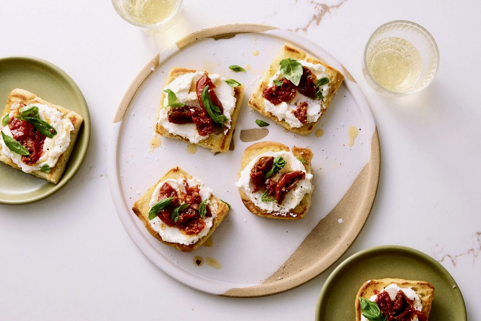 trader joe’s meal hack ricotta toasts