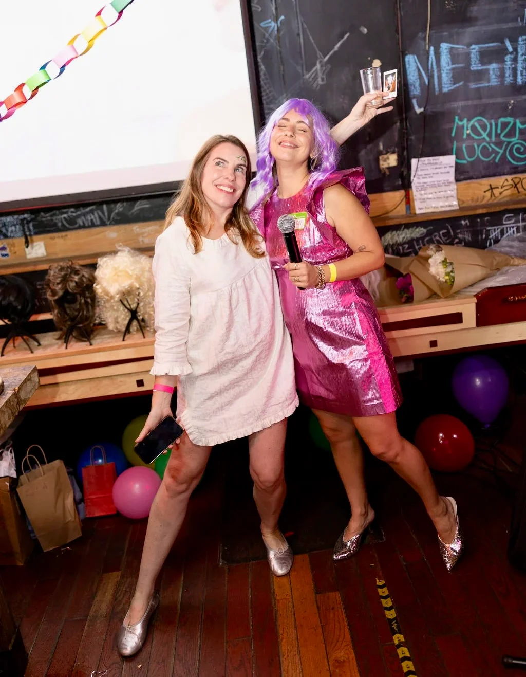 Alison Piepmeyer’s 40th birthday party karaoke