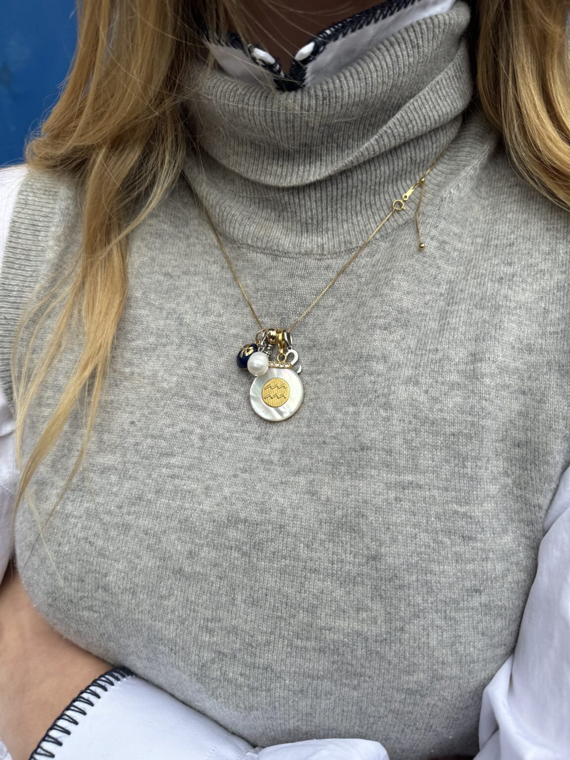 how to make a charm necklace