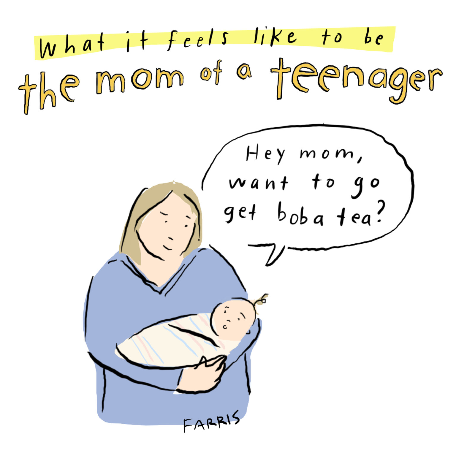 parenting teenagers comic grace Farris
