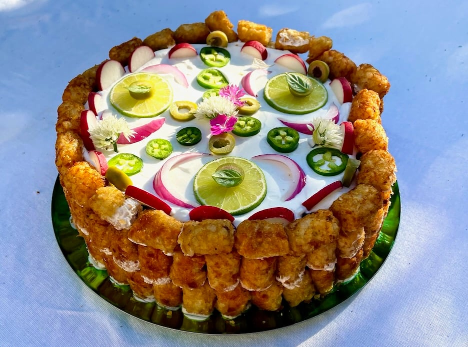 tater tots cake