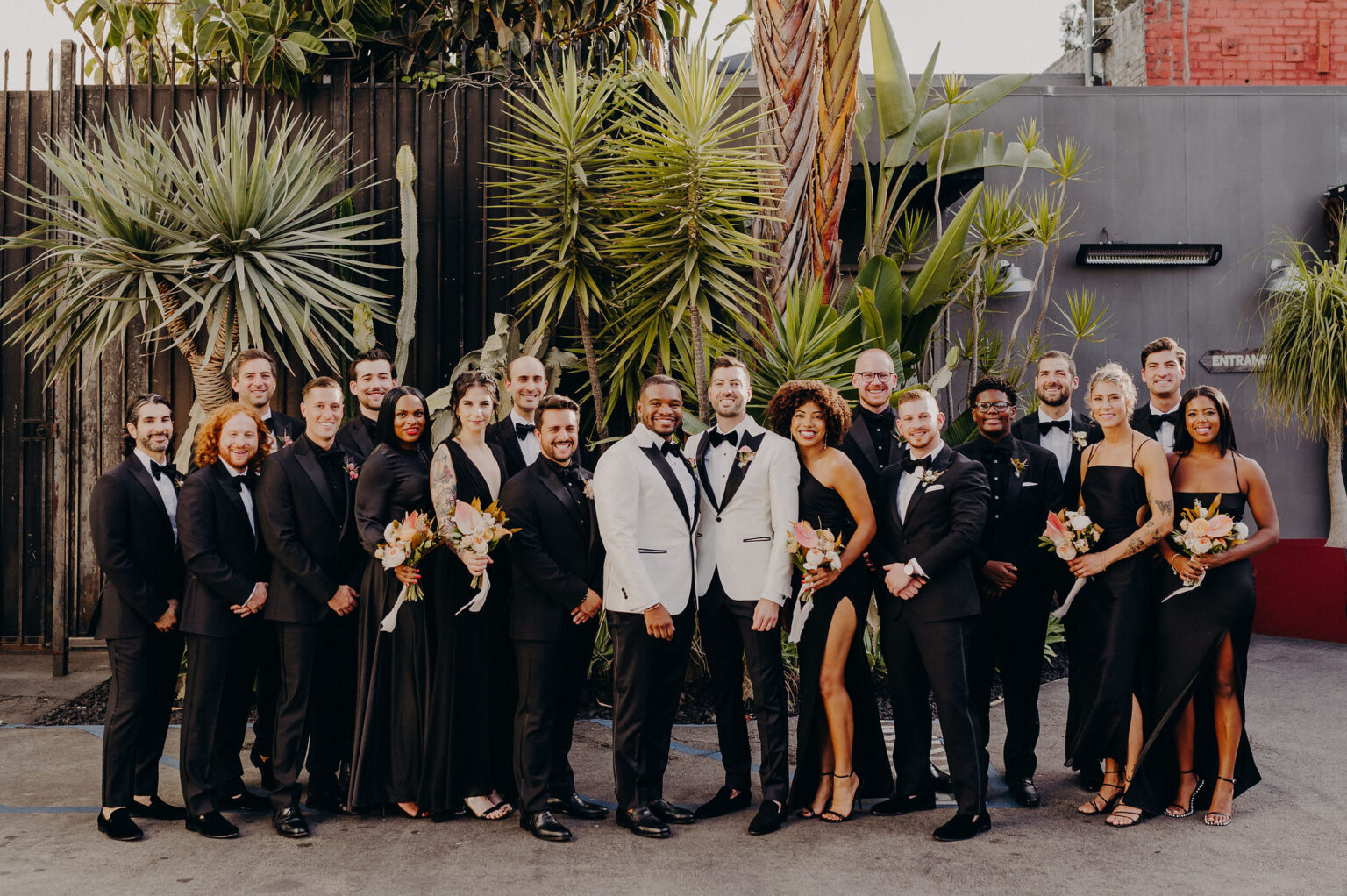 matching wedding look