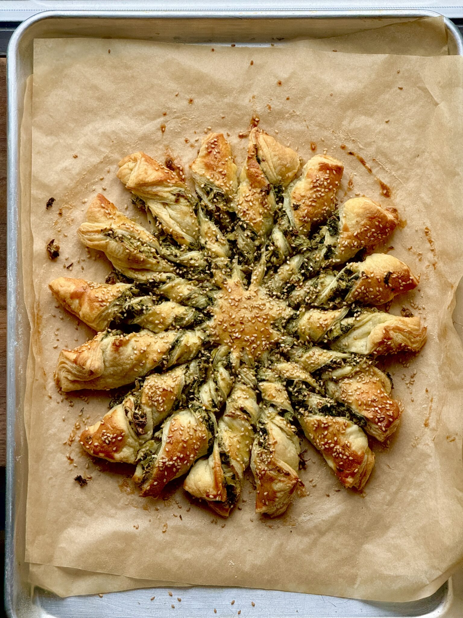 Spinach-Artichoke Tarte Soleil