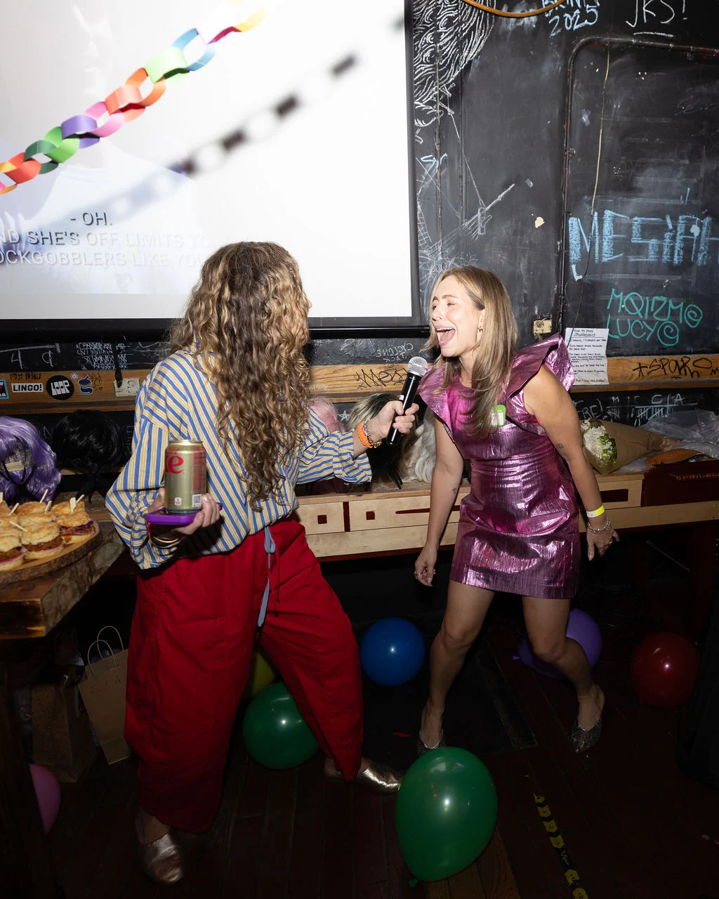 Alison Piepmeyer’s 40th birthday party karaoke
