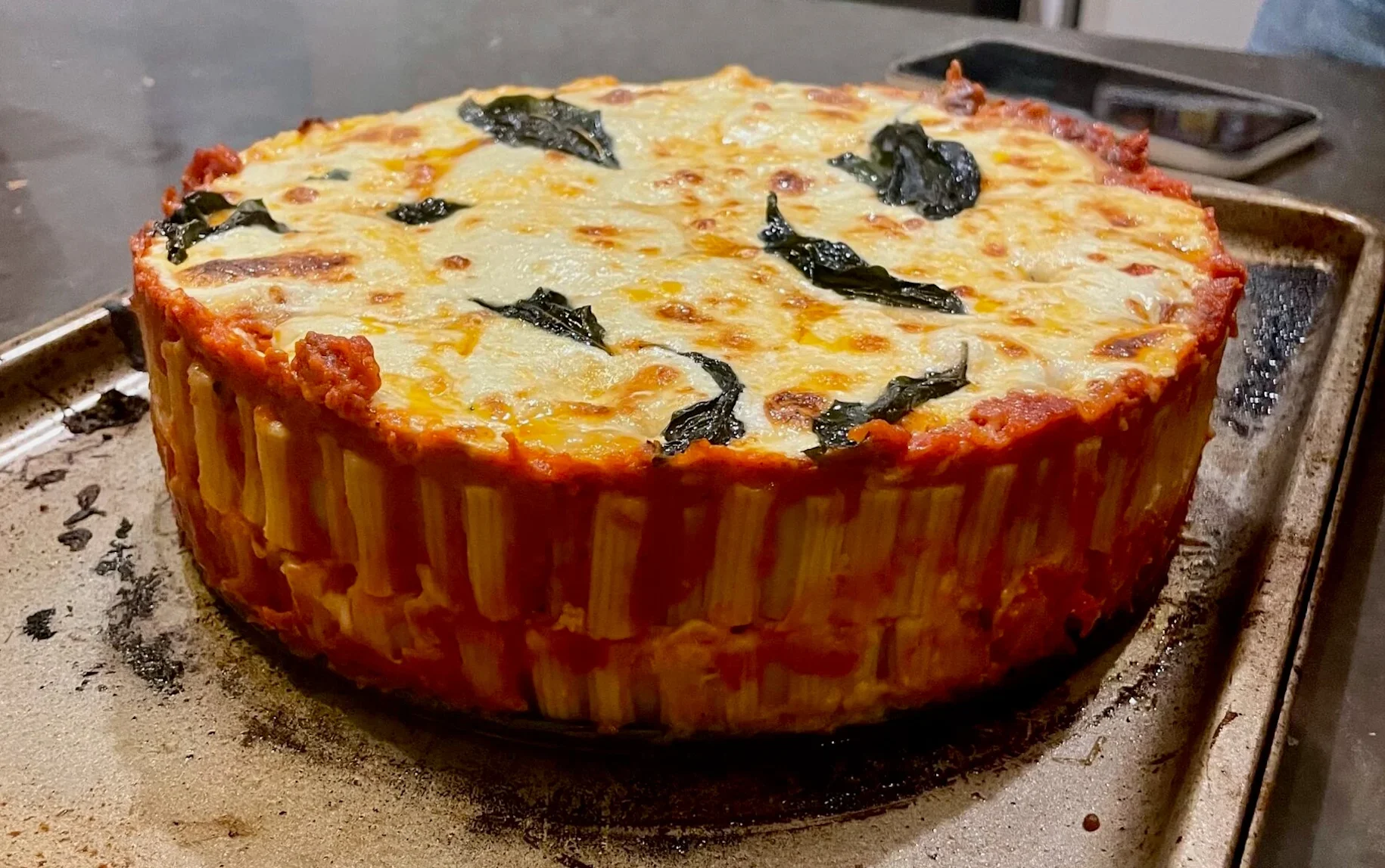 pasta cake