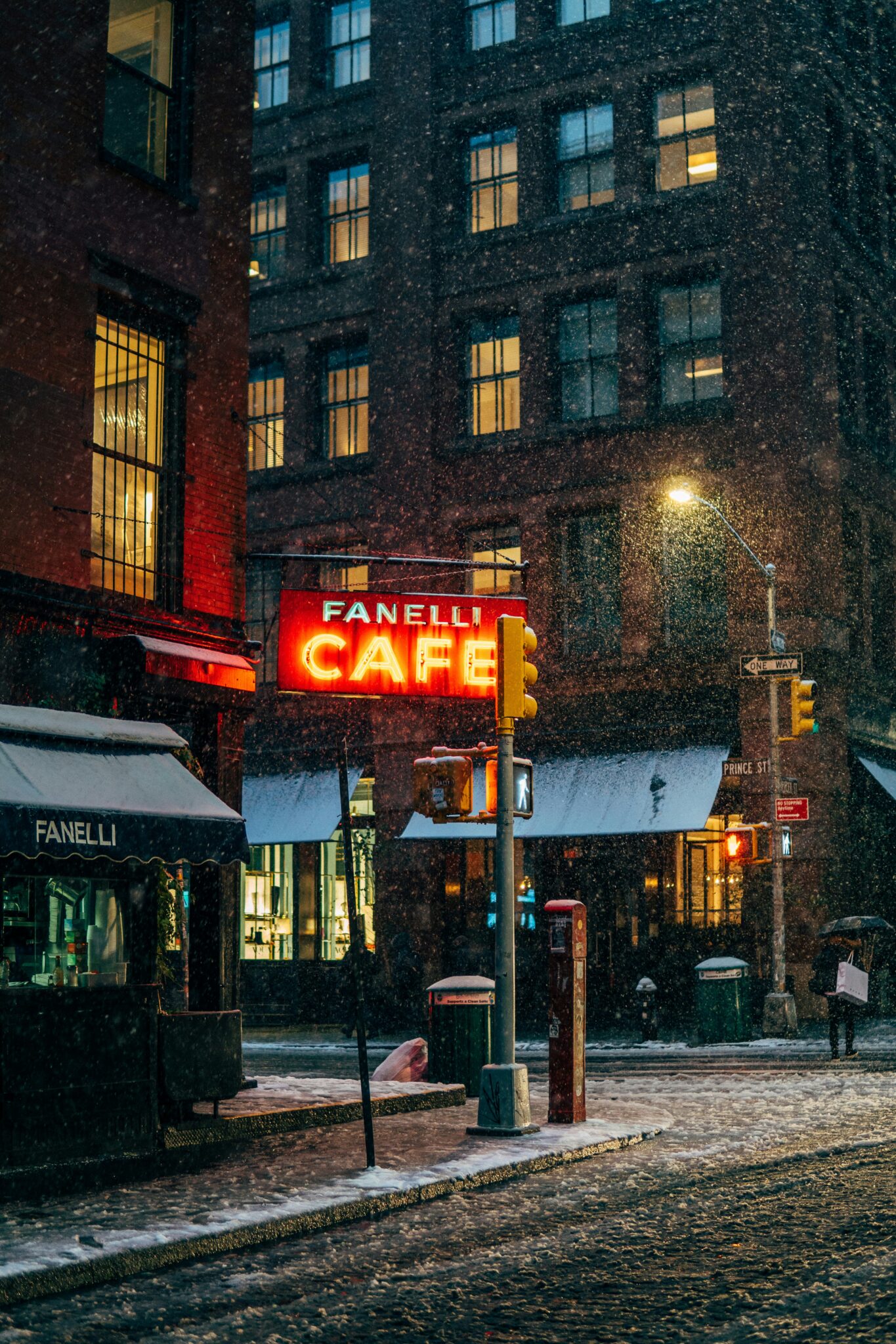 snow in nyc soho
