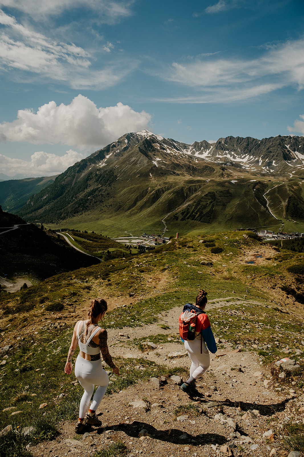 Austria alps hiking wedding elopement