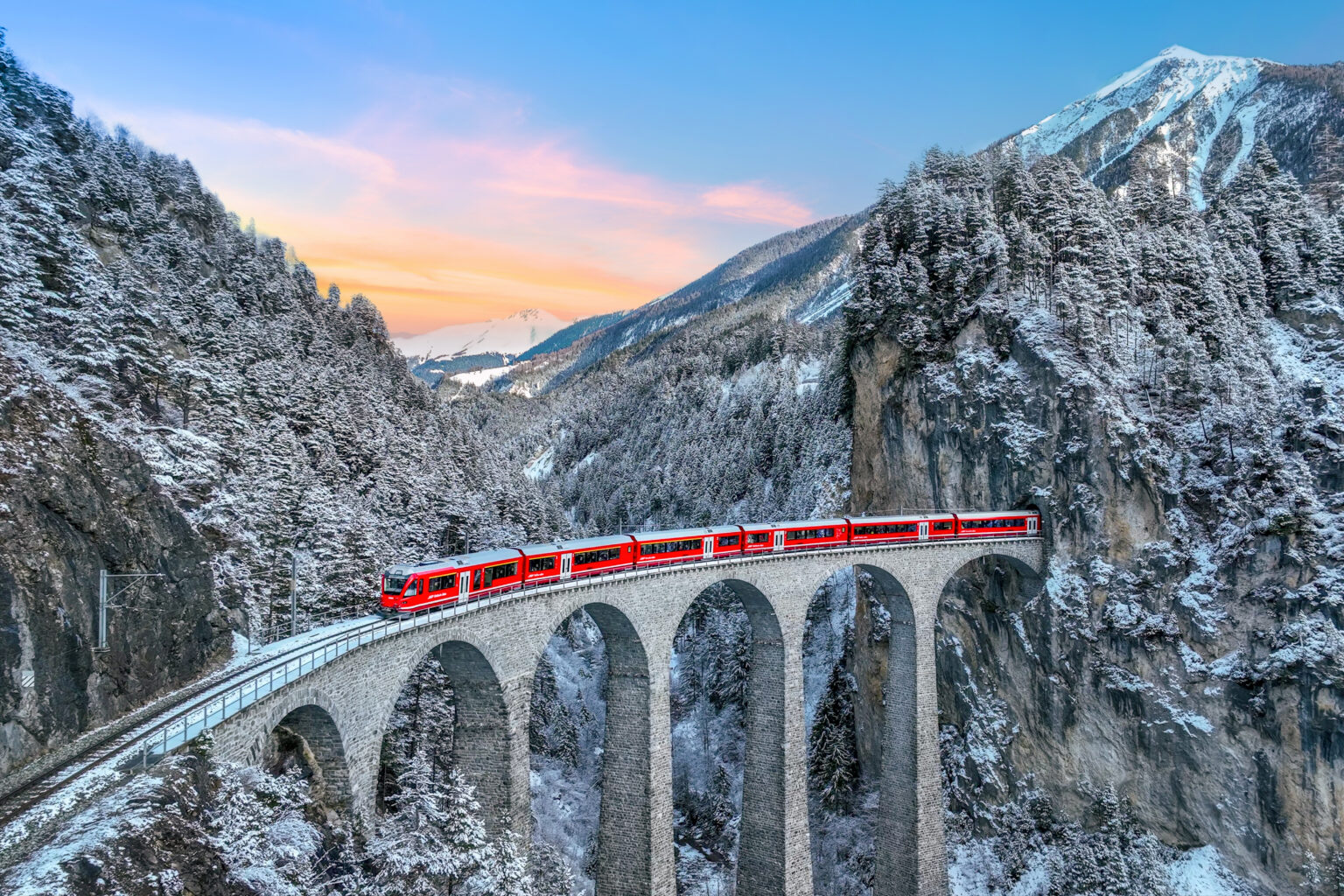 train mountain