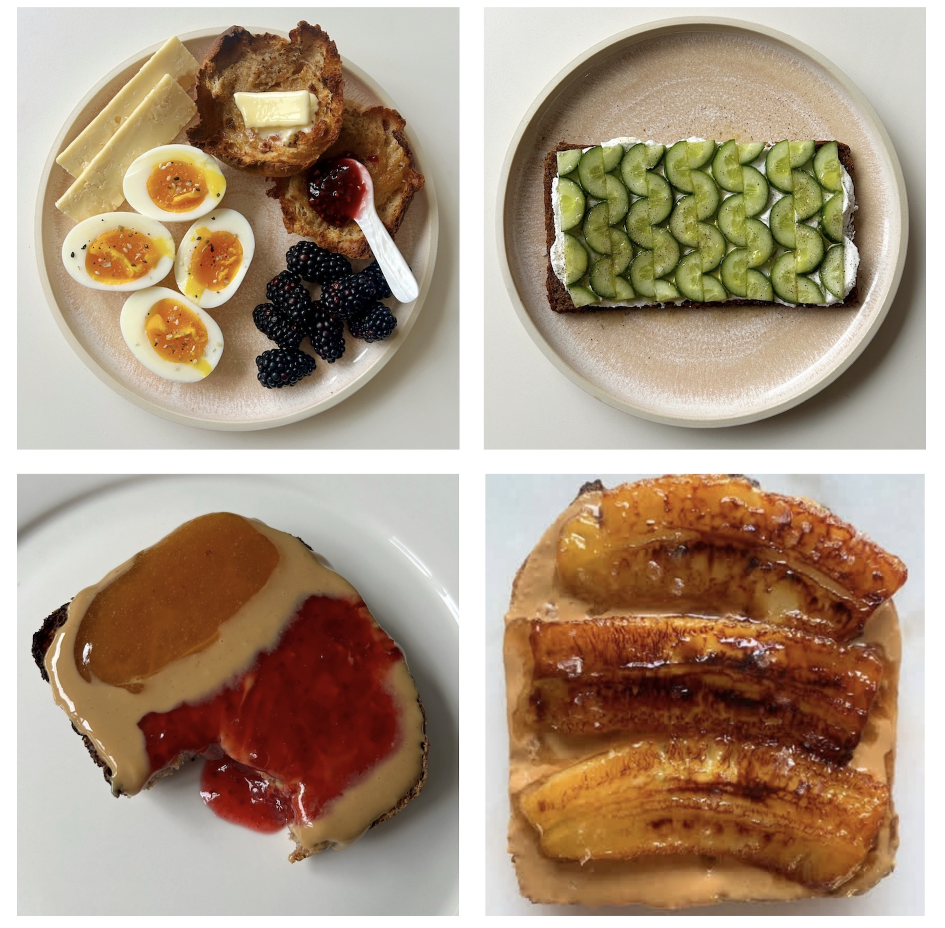 easy breakfasts toasts
