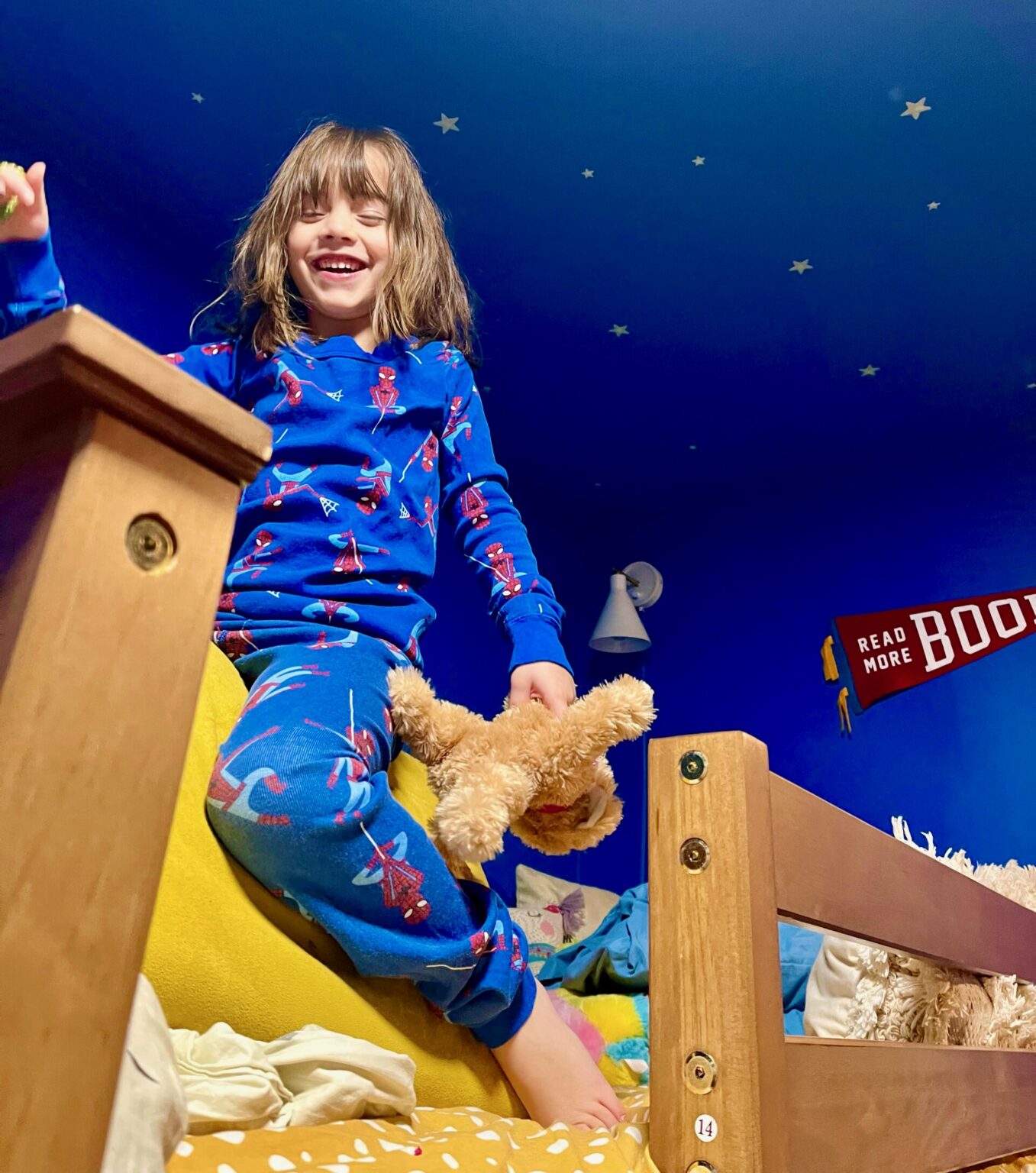 blue kids bedroom