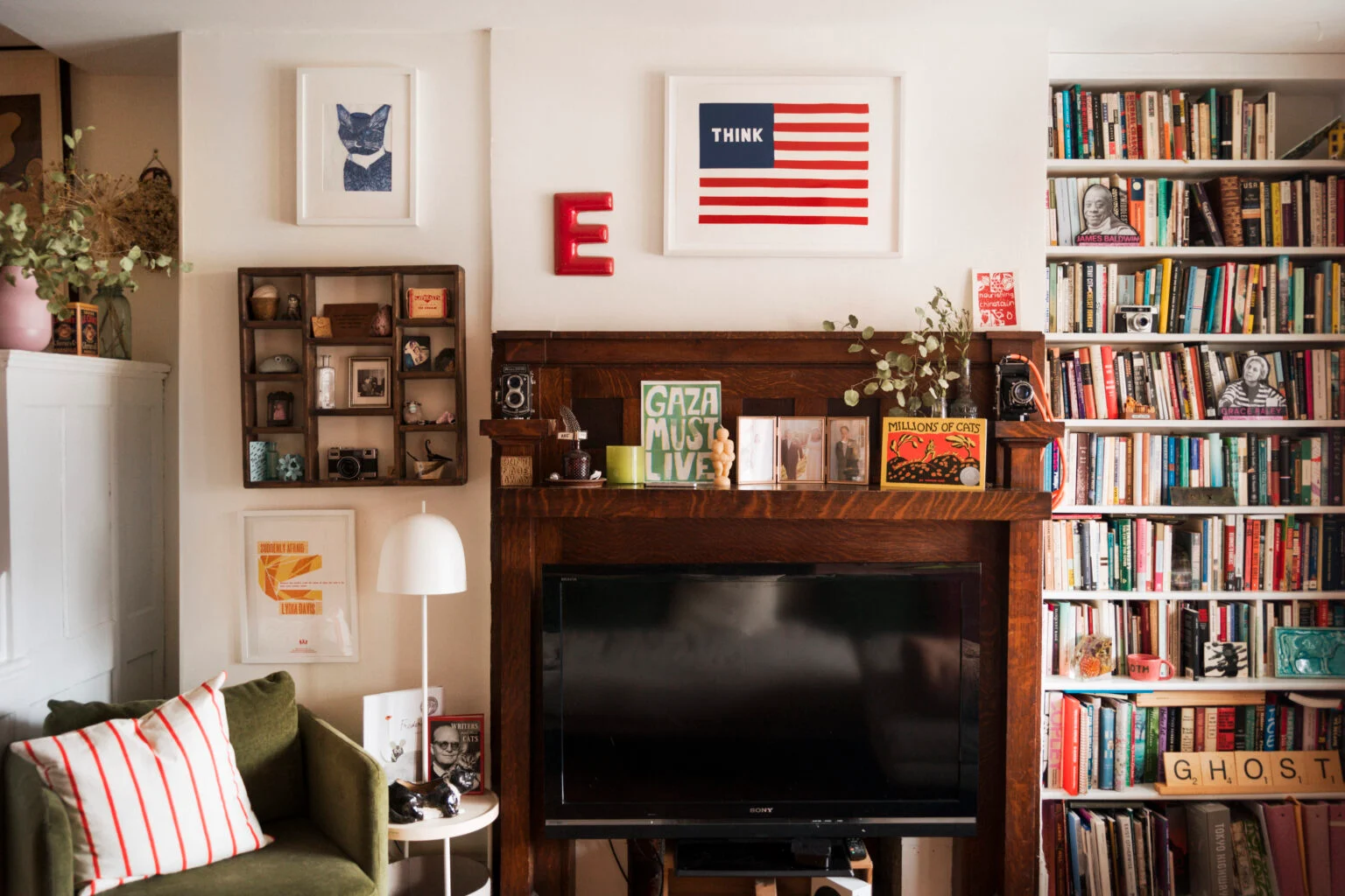 Emma Copley Eisenberg’s Colorful Philly House With Books, Three Cats, and Herbal Tea on Tap