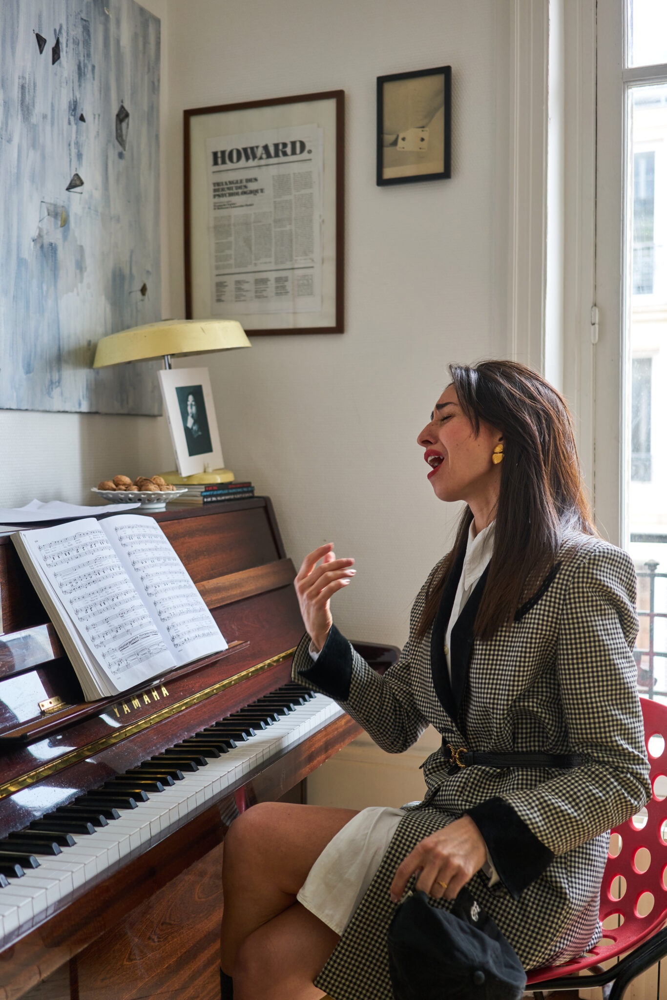 opera singer Sophie Arama’s Paris apartment