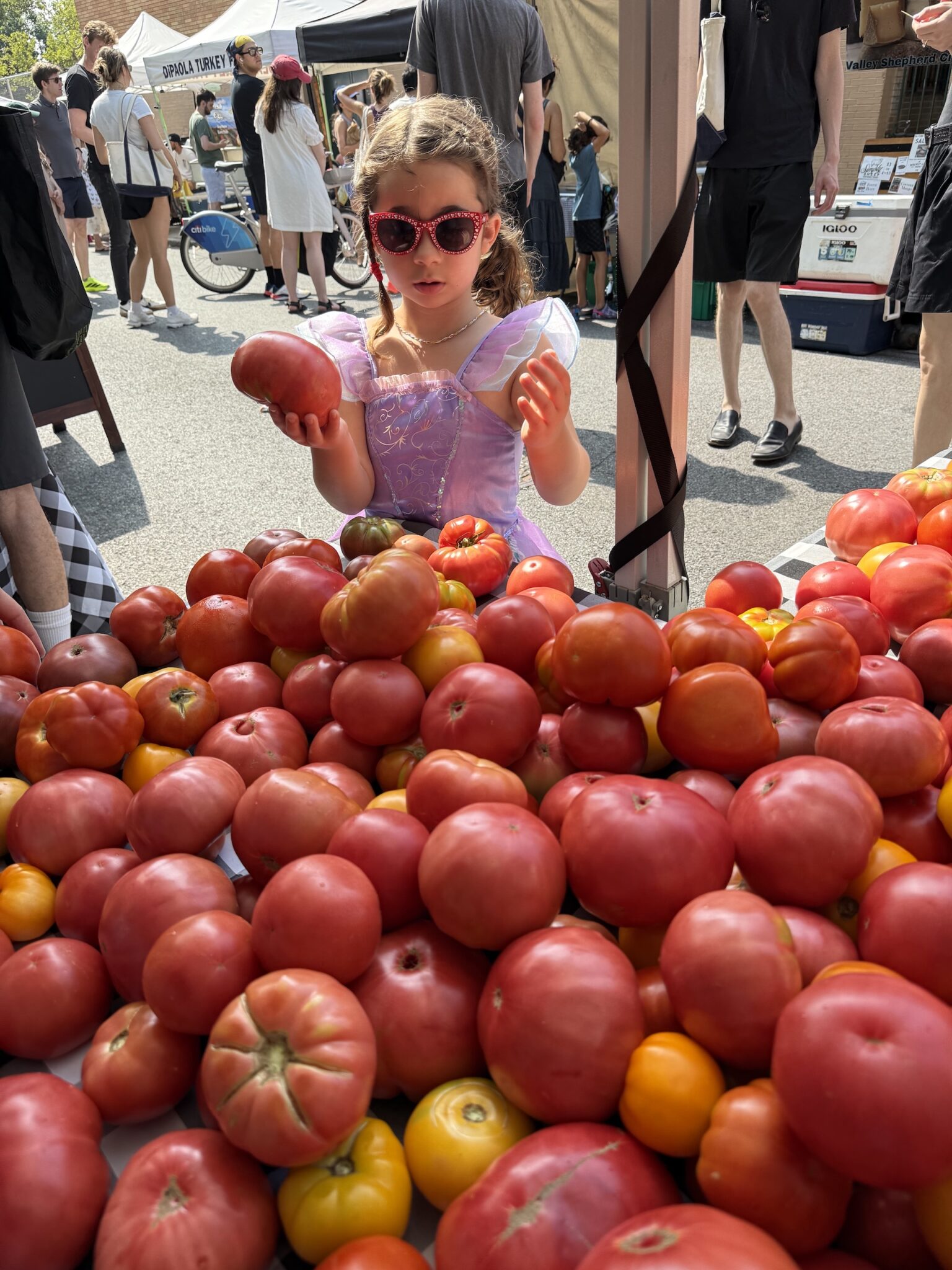 summer tomatoes Brooklyn farmers market