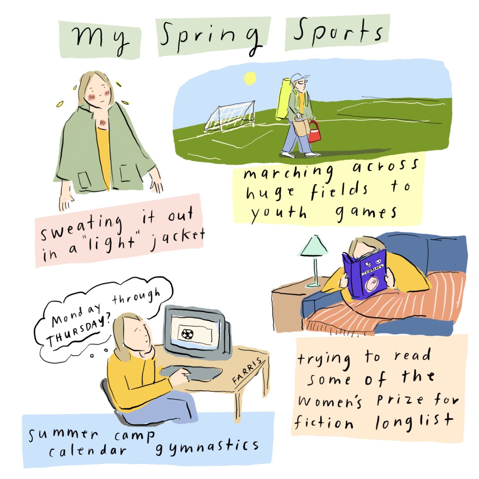 My Spring Sports Grace Farris Comic