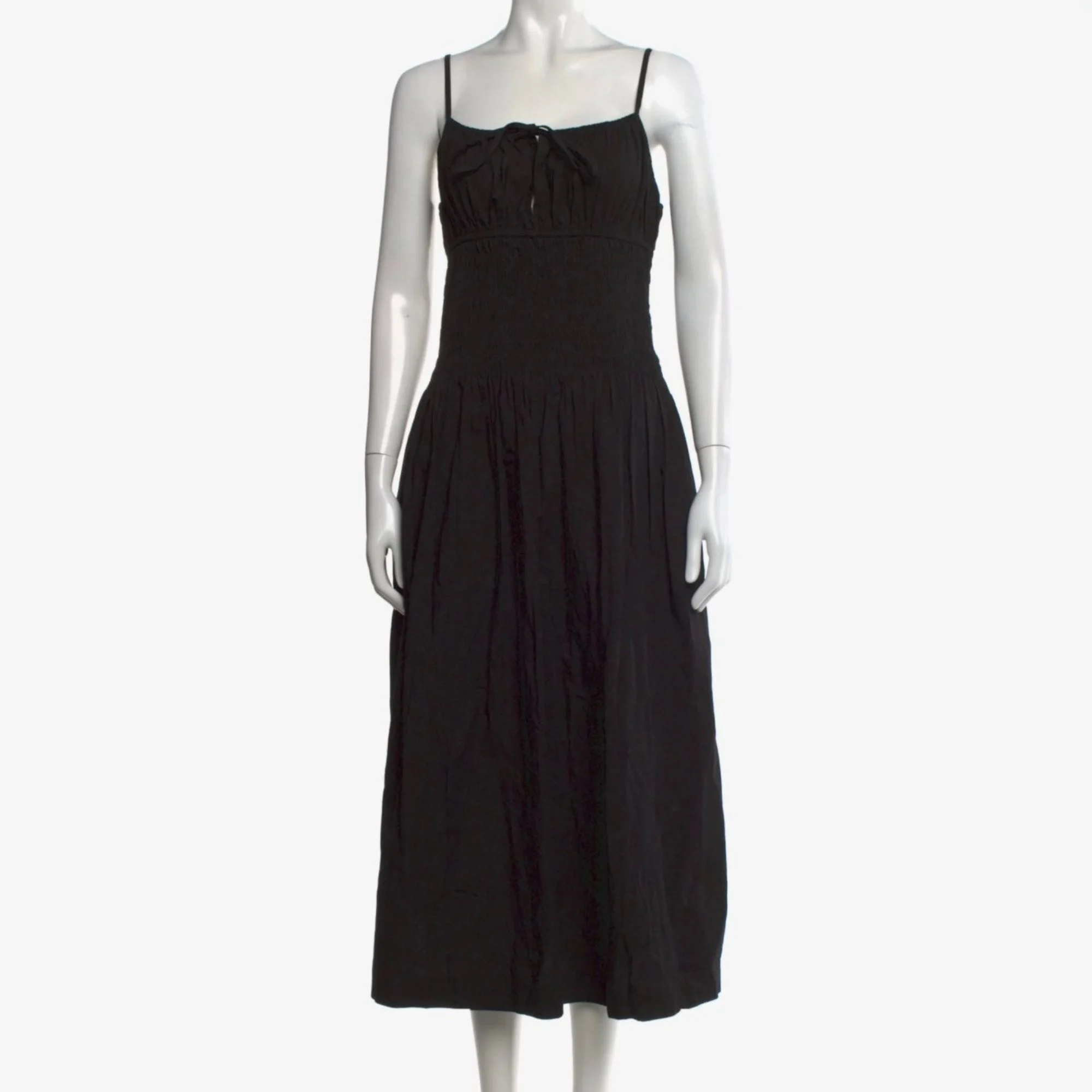 ciao lucia black midi dress