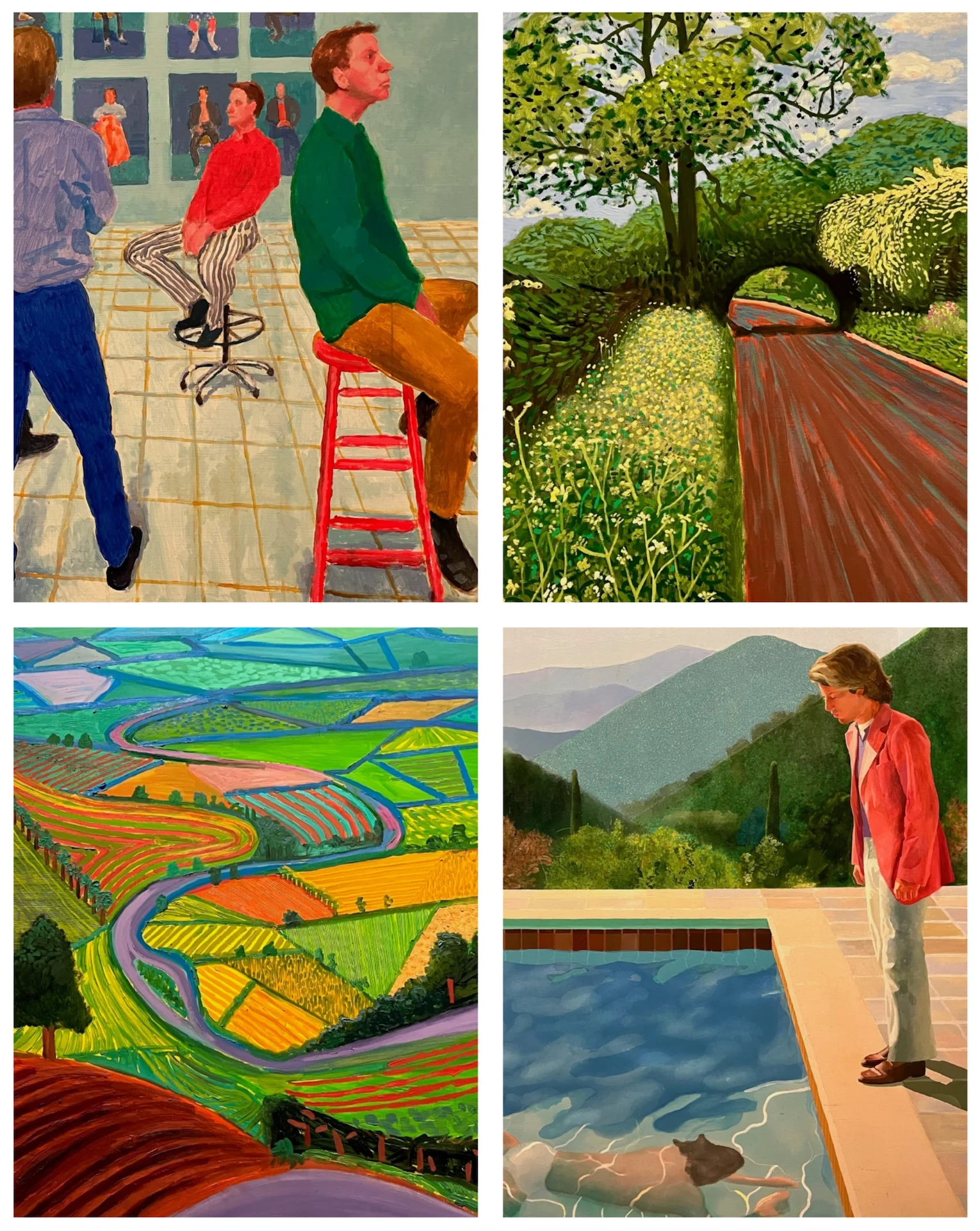 David Hockney exhibit Paris
