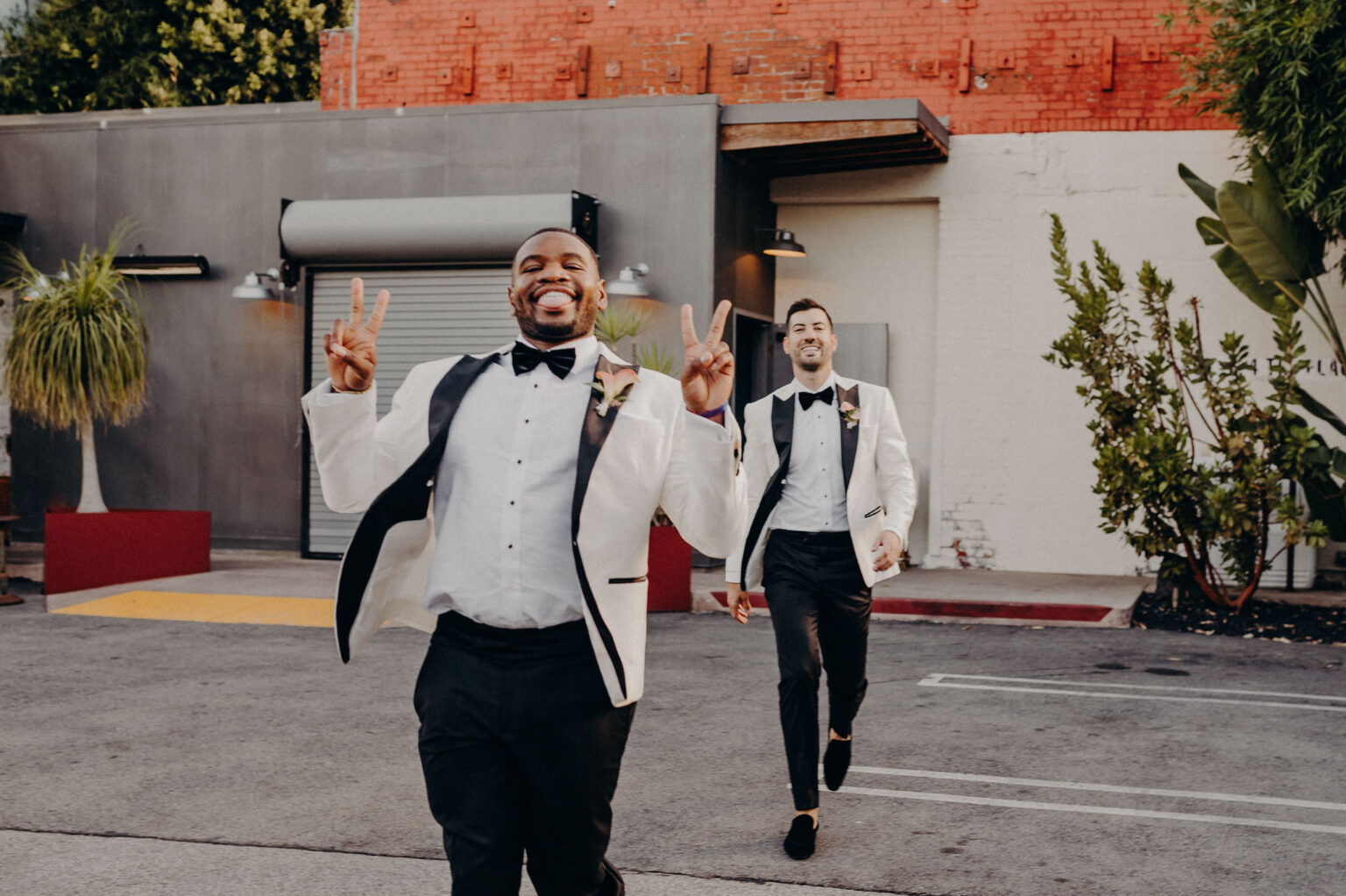matching wedding look