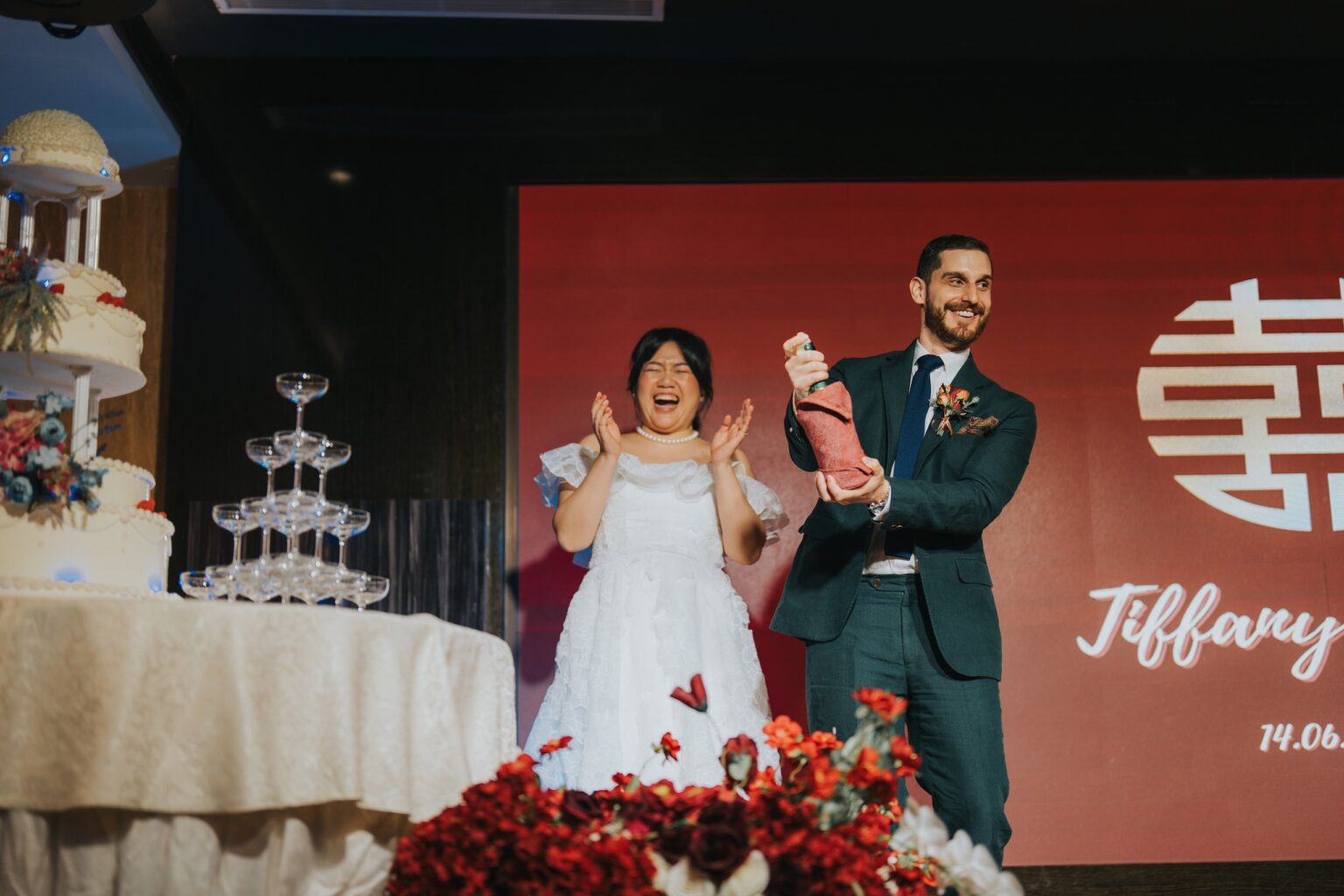 Tiffany & Ben’s Joyful Weddings In Brooklyn And Kuala Lumpur