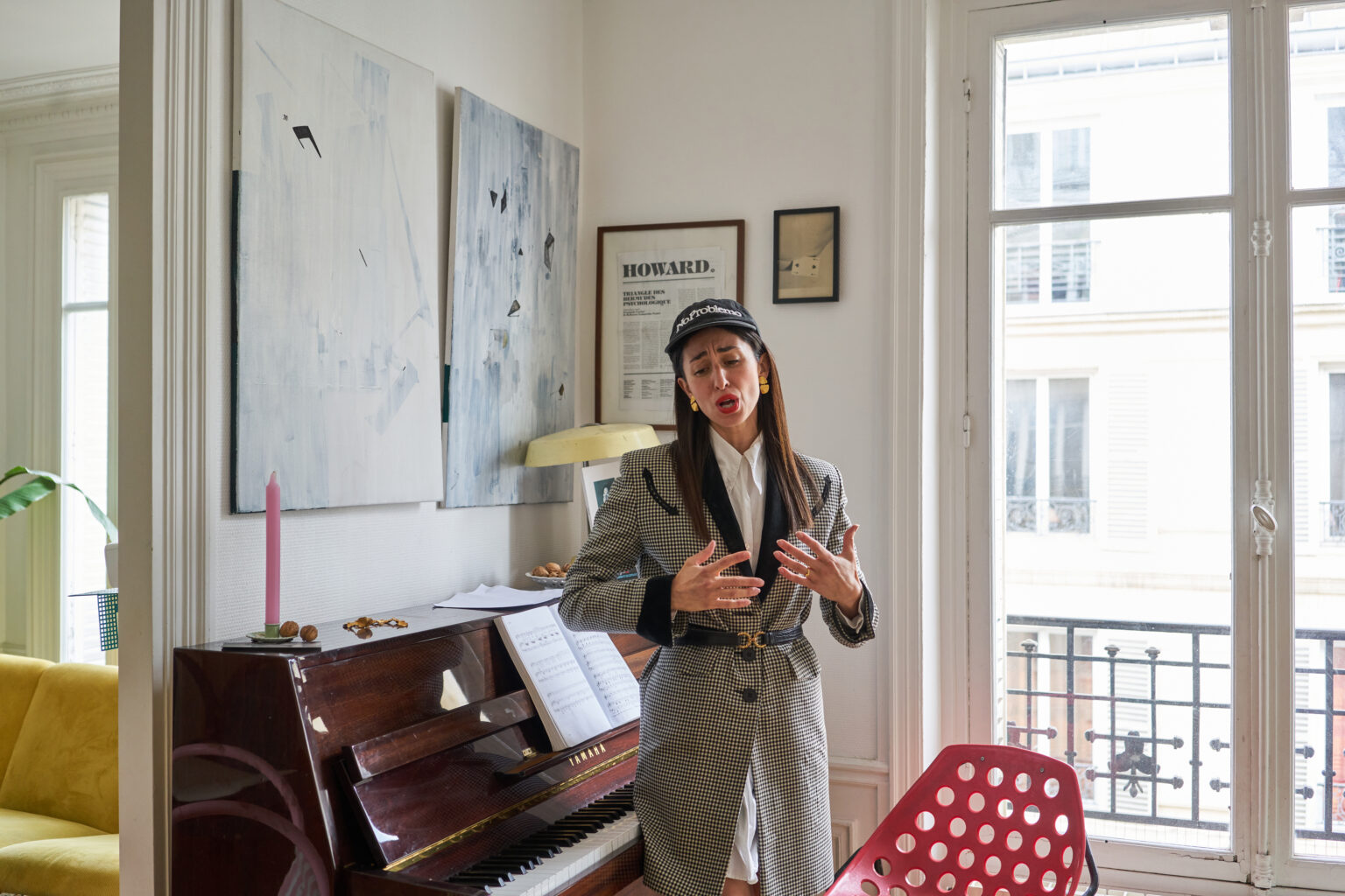 opera singer Sophie Arama’s Paris apartment