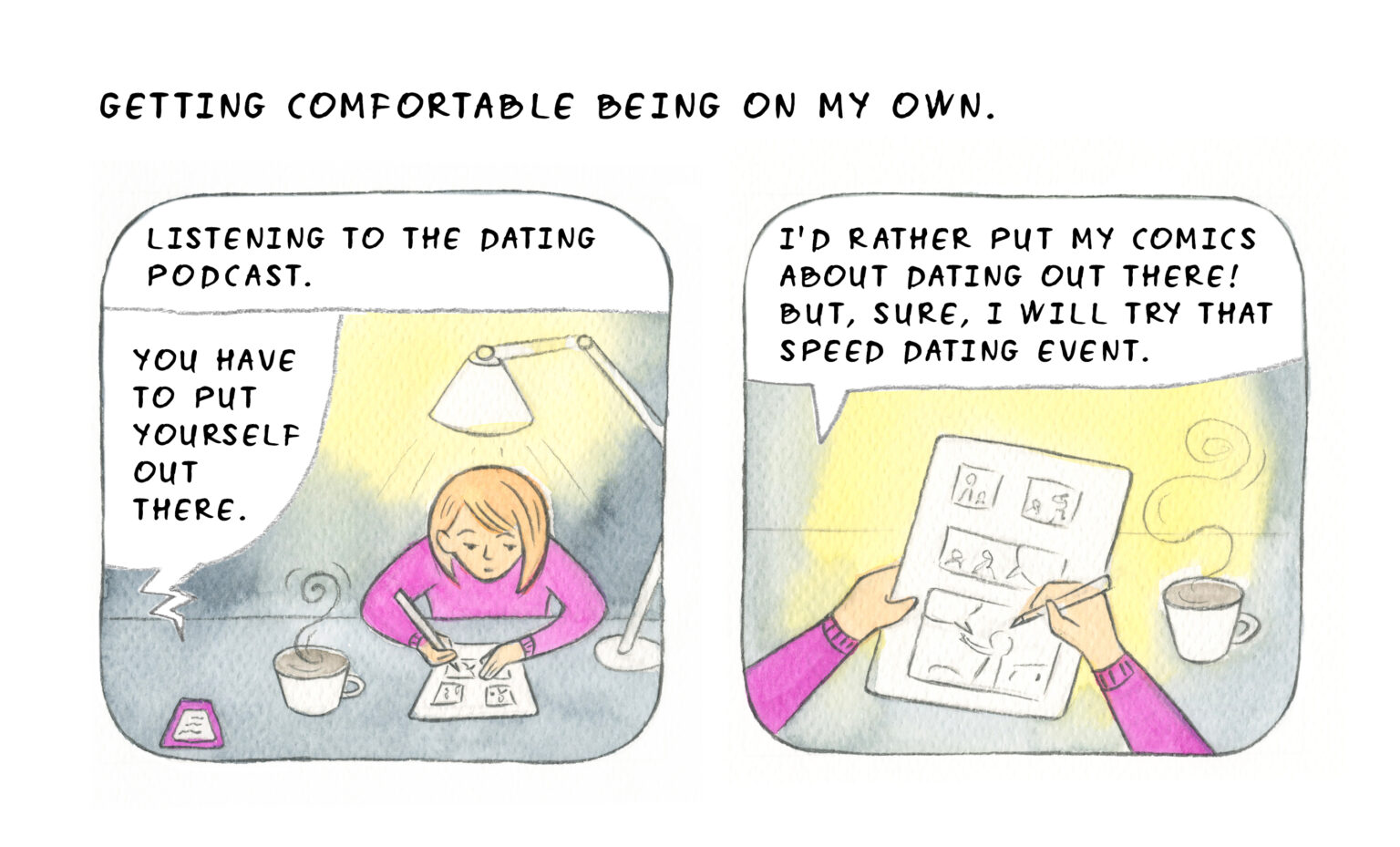 manifesting a new love after divorce comic