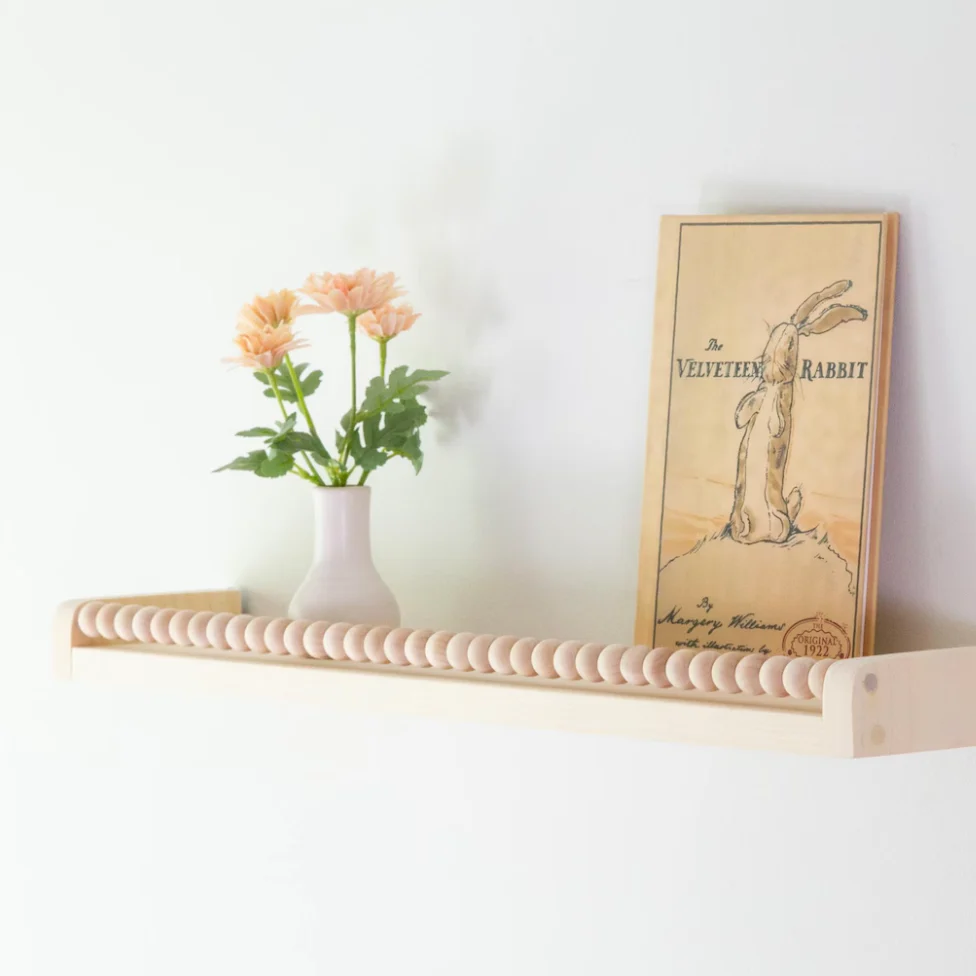 wooden shelf