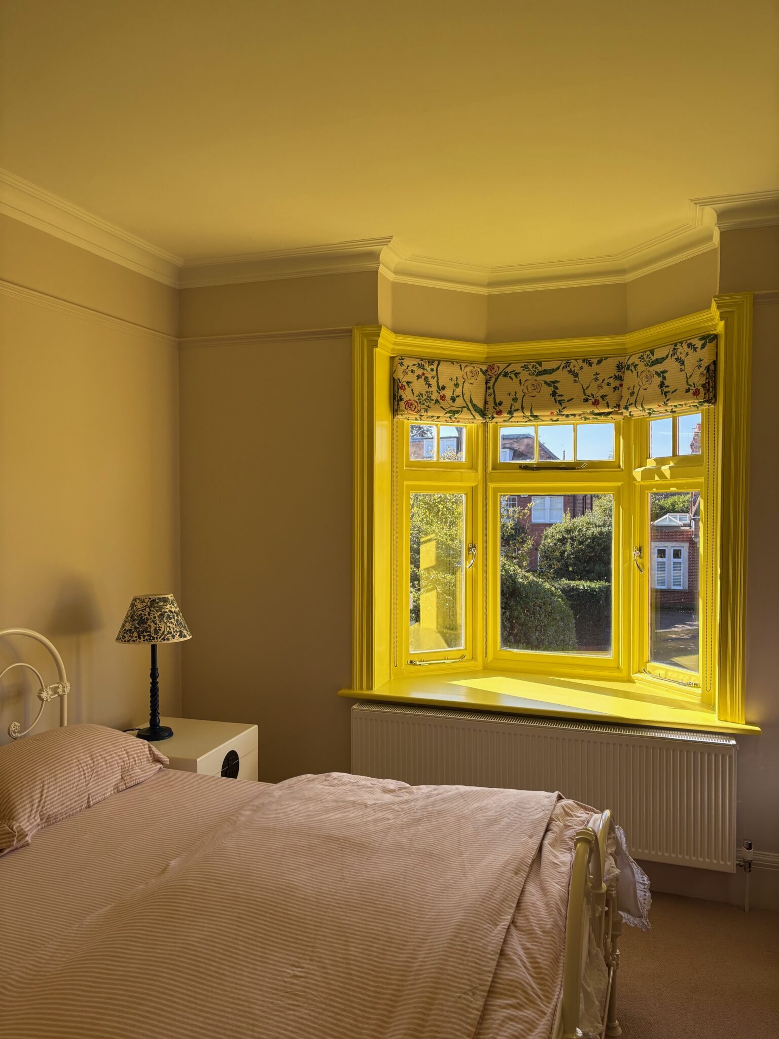 yellow bedroom