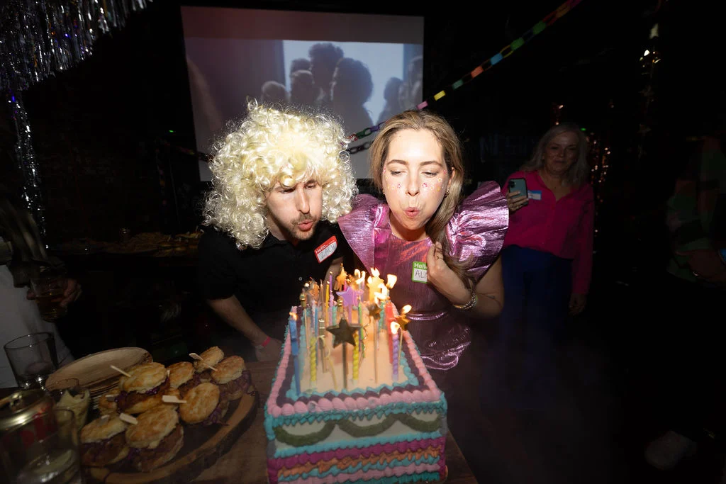 Alison Piepmeyer’s 40th birthday party karaoke
